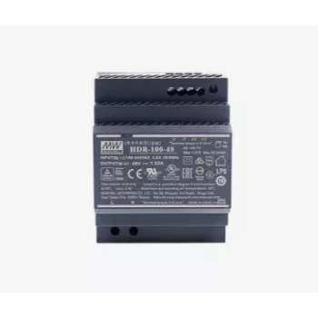 Fuente de alimentación/inversor MEAN WELL HDR-100-48, 100 W, salida 48 V, entrada 85–264 V, RoHS, 70×54,5×90 mm