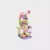 Marioinex Mini Waffle Princess Fantasy Torre, bloques de construcción de 148 piezas