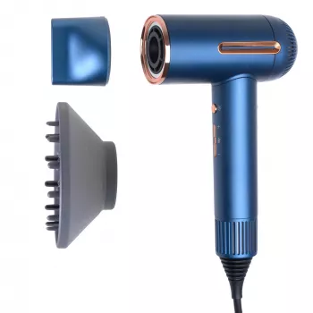 Adler Secador de pelo | AD 2271 SUPERSPEED | 1500 W | Número de niveles de temperatura 6 | Función de iones | Accesorio difusor | Azul