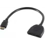 Adaptador HDMI ShiverPeaks Type-A a 2x macho/hembra 77415 — divisor/adaptador HDMI Type-A