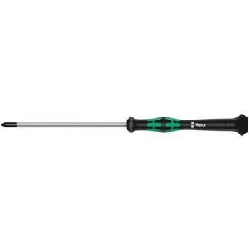 Destornillador Phillips Wera para electrónica y mecánica fina 2050 PH 0 longitud de hoja: 40 mm (05118026001)