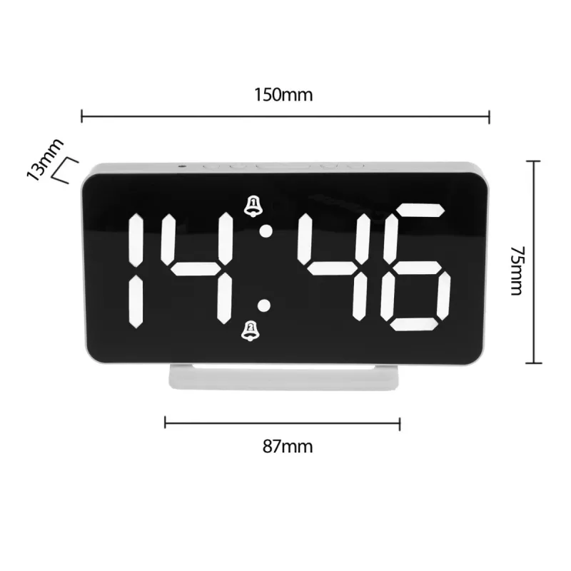 Despertador digital GreenBlue GB383 con pantalla LED