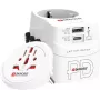 Adaptador de red de viaje SKROSS 1.302474 para tomas UE/FR/EE.UU./UK/AU, 100–250 V AC, 7 A, USB 45 W