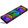 Phanteks D30 PH-F120D30_DRGB_PWM_BK01_3P ventiladores de caja 120 mm PWM D-RGB, Regular Airflow, 3 uds., negros