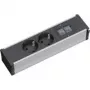 Alargador de corriente Bachmann CONI 2 salidas AC para interiores Aluminio Negro