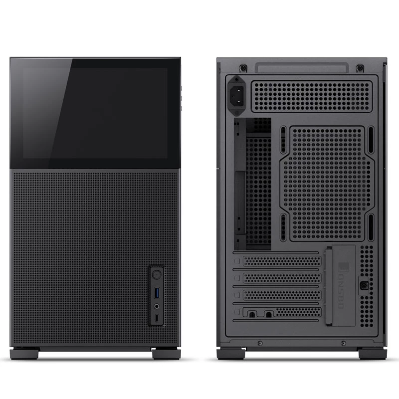 Carcasa Jonsbo D31 MESH Screen Micro-ATX, cristal templado - negra