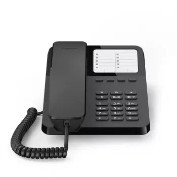 Teléfono de sobremesa con cable Gigaset Desk400 — teléfono de sobremesa con cable, negro, modelo DESK 400