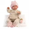Muñeca bebé Mimi llorando con cojín 42 cm