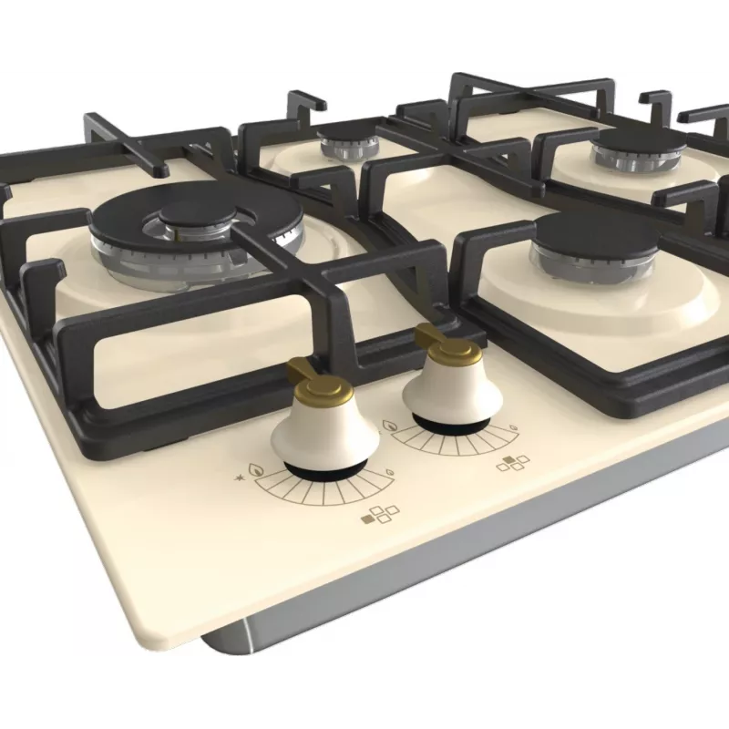 Gorenje GW6D42CLI Placa de cocina beige de encastre 60 cm gas 4 zona(s)