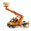 Vehículo BRUDER MB Sprinter plataforma elevadora edad recomendada 3+