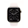 Watch Series 11 GPS + Cellular 42mm Caja de titanio oro con correa deportiva Light Blush - S/M