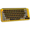 Teclado mecánico inalámbrico Logitech POP Keys Mini QWERTY teclas emoji