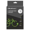Cargador para e-bike QOLTEC 36V–42V 2A con conector macho GX12 de 3 pines