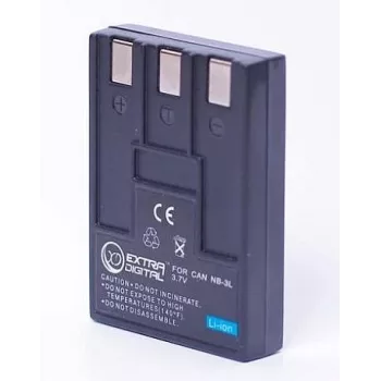 Batería recargable Extra Digital NB-3L 3,7 V 1000 mAh para cámaras Canon compatibles