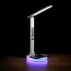Lámpara de mesa Hawk HW-LAMP03 blanca RGB — lámpara de escritorio LED ajustable con iluminación RGB