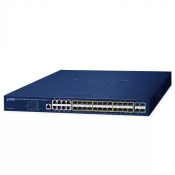 PLANET GS-5220-16S8CR - Switch - gestionado - 24 x Gigabit SFP + 8 x Shared 10/100/1000 - montaje en rack (GS-5220-16S8CR)