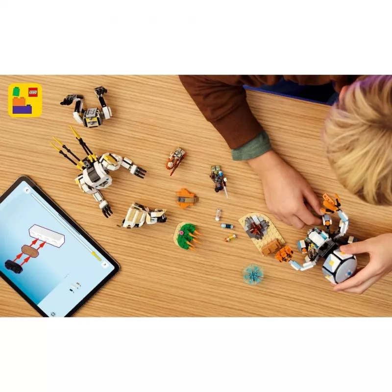 LEGO Set Horizon Adventures 77037 – Aloy y Varl vs. Shell-Walker y Sawtooth, 768 piezas, 2 minifiguras