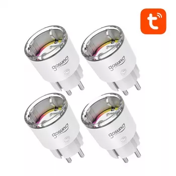 Enchufe inteligente Gosund EP2 10A – set de enchufes Wi-Fi con 4 uds., control remoto individual, monitorización de energía