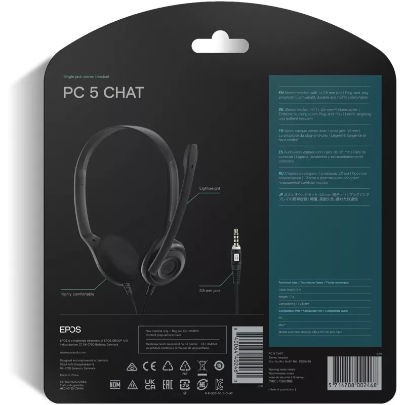 Auricular Sennheiser PC 5 CHAT