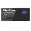 Qoltec 51799 Splitter HDMI activo 4 x HDMI 4K x 2K | 6 Gb/s | 60 Hz