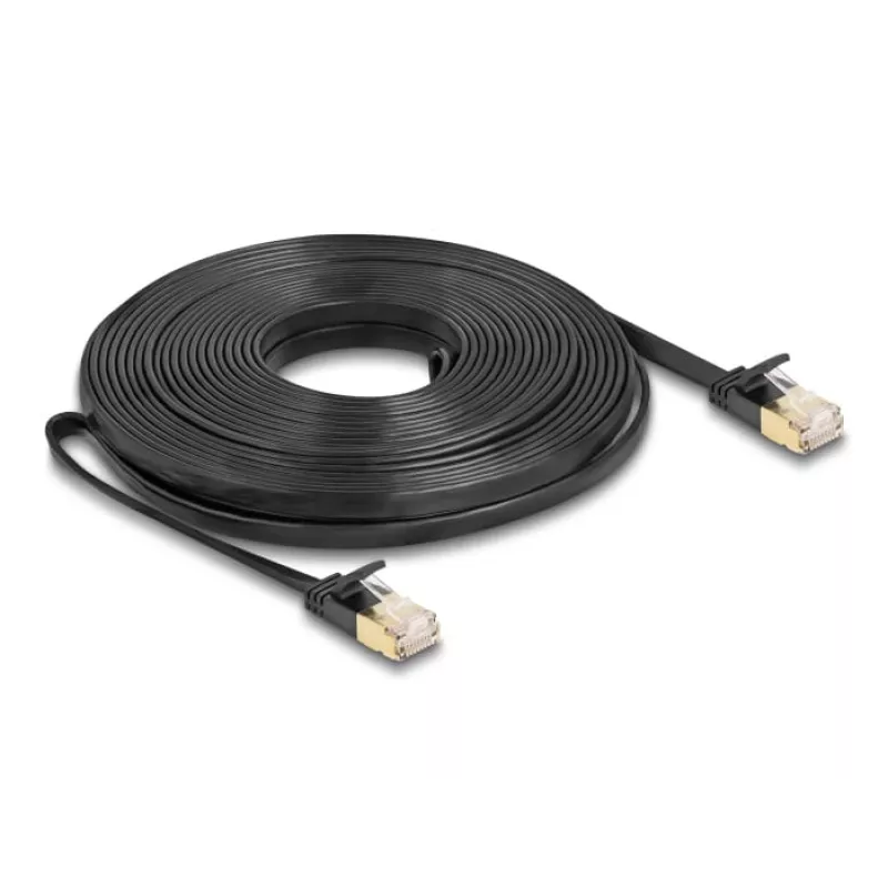 Cable de red DeLOCK RJ45 Cat.6A conector macho a conector macho U/FTP 10 m negro