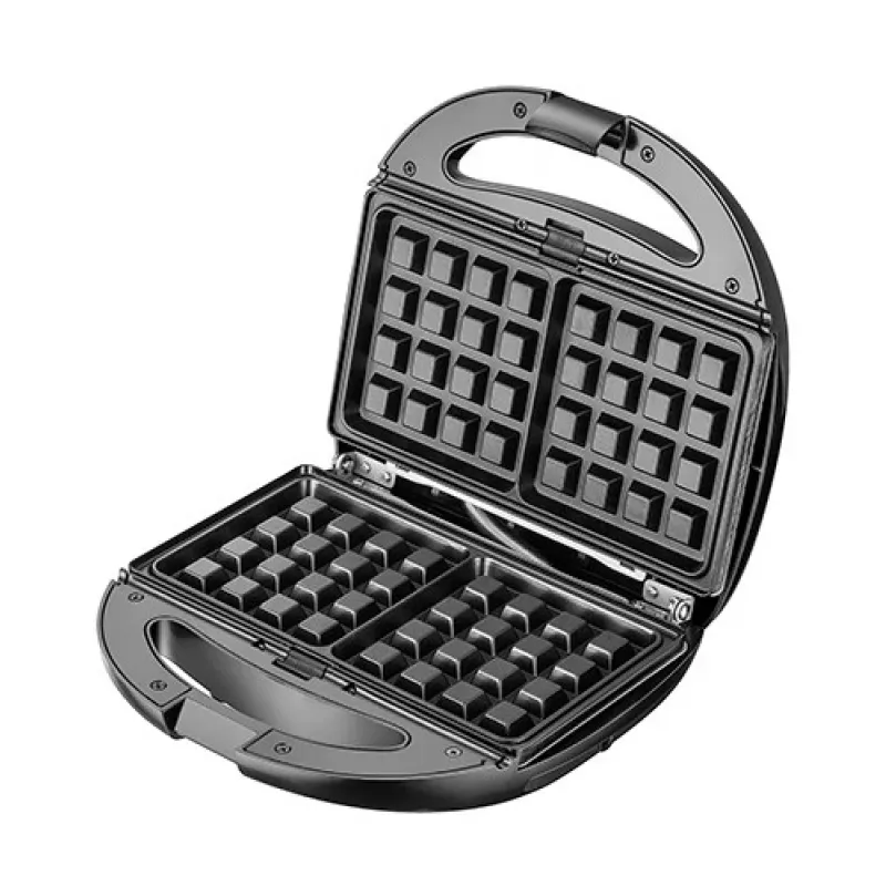 Sandwichera Adler AD 3040 1200 W negra, gris