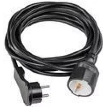 Alargador AS Schwabe 50522 PVC 230V con conector macho y hembra schuko, modelo 50522