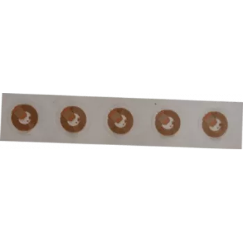 Etiquetas de seguridad RFID NFC SCOT NTAG213 18 mm transparentes, pack de 10