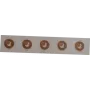 Etiquetas de seguridad RFID NFC SCOT NTAG213 18 mm transparentes, pack de 10