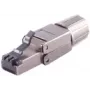 Conector de cable RJ45 metálico ShiverPeaks BS08-51005 macho 8.5mm