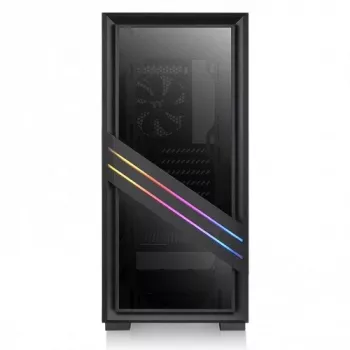 Caja de PC Thermaltake Versa T35 TG RGB Midi Tower negra