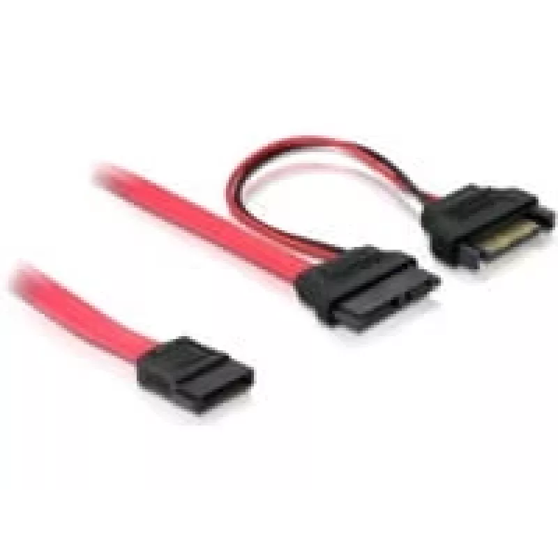 Cable SATA DeLOCK 84418 0,5 m rojo