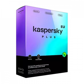 Kaspersky Plus | 1 dispositivo | 2 años | EU