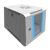 Armario de pared Extralink caja rack 6U 10 pulgadas gris cerradura con llave gestión de cables
