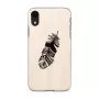 Funda para smartphone man and wood para iPhone XR, Indian negro, carcasa rígida protectora
