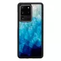 Funda protectora iKins para Samsung Galaxy S20 Ultra, blue lake/negro