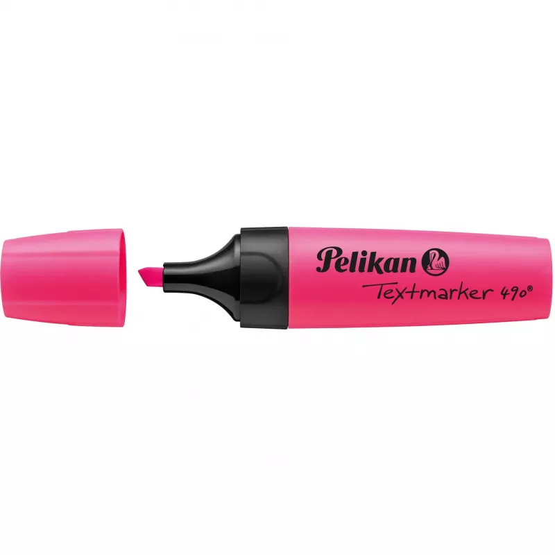 Rotulador fluorescente Pelikan 490 rosa