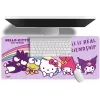 Alfombrilla de ratón Kids Euroswan 80×30 cm Hello Kitty, gran tapete de escritorio para ratón y teclado