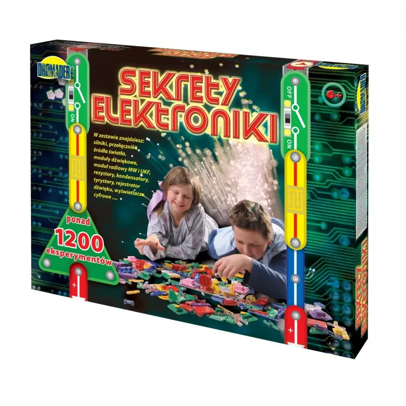 Dromader Sekrety Elektroniki, kit de electrónica con 1200 experimentos (85953)