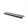 Patch panel LANBERG PPS5-0024-B 24 puertos CAT5e, metal, 0,5 U, 445×99×22,3 mm, negro