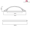 Canaleta de cables para suelo MCTV-674