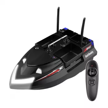 Barco cebo Flytec V802 con batería de 12000 mAh, negro