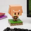Lámpara de mesa Paladone Icon Light PP14431MCF Piglin LED, decorativa con diseño gaming