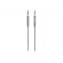 Linksys Belkin MIXIT cable auxiliar - cable de audio - minijack estéreo 3,5 mm (macho) - minijack estéreo 3,5 mm (macho) - 1,22 m - gris (AV10164BT04-GRY)