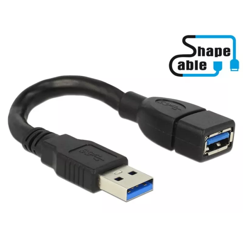 Cable USB DeLOCK 0,15 m 2xUSB3.0-A