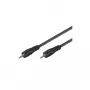 Wentronic Goobay cable de conexión de jack HQ, negro, 10 m – conector macho jack 3,5 mm (3 polos, estéreo) a conector macho jack 3,5 mm (3 polos, estéreo) (51661)