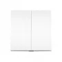 TP-Link Tapo Interruptor de luz inteligente 2 canales 1 vía, basculante, blanco, 91.5 mm, 100.5 mm, 55.5 mm, 200 g