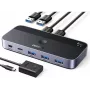 Conmutador KVM USB UGREEN CM662 2x4 salida, negro