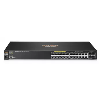 HPE - Serie Aruba - Switch - 2530-24G-PoE+ - Gestionado - 24 x 10/100/1000 (PoE+) + 4 x Gigabit SFP - Sobremesa, montaje en rack, montaje en pared - PoE+