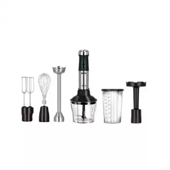 Batidora de brazo MPM MBL-42M — 1500 W, carcasa de acero inoxidable, velocidad variable, turbo, accesorios
